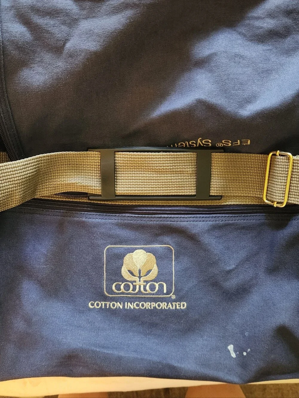 Navy Blue Travel Duffel Bag